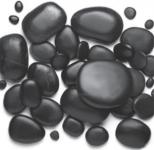Hot Stones Set (Lapsis) 51 Steine