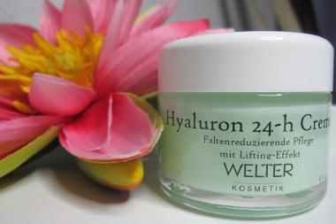 Hyaluron 24-h Creme (Netto) 10,95€ zzgl. 19% MwSt. 50ml Glasdose