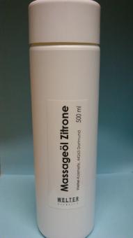 Massageöl Zitrone 250ml (Netto) 7,55€ zzgl. MwSt. 