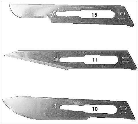 Skalpellklingen für Griff 3 (B. Braun) 